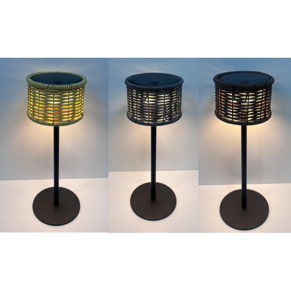 Woven Rattan Table Lamp