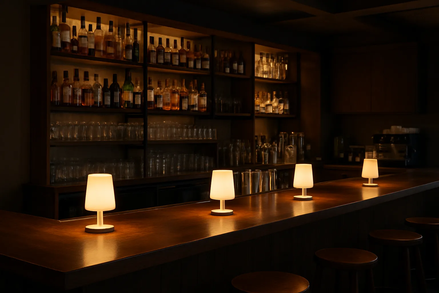 Enhancing Ambiance: Custom Lighting Solutions for Bars with Battery-Operated Lamps